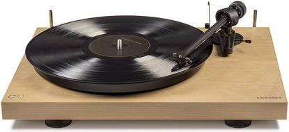 Crosley C10A-NA Hardwood Turntable with Low Vibration Synchronous Motor, Natural N7