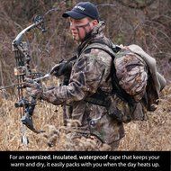 Waterproof Hunting Cape (WidowMaker Shadow, One Size Fits Most) N4