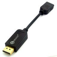 SIENOC Displayport DP Male to HDMI Female DP to HDMI Adapter Cable Video Audio Converter Color Black Pack of 2 N3