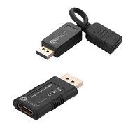 SIENOC Displayport DP Male to HDMI Female DP to HDMI Adapter Cable Video Audio Converter Color Black Pack of 2 N4