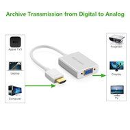 Ugreen Active HDMI to VGA Adapter Converter with Audio and Mirco USB Converter Premium Aluminum Case for Apple... N5