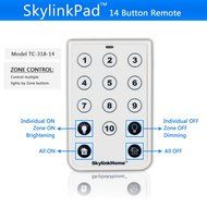 SkylinkHome TC-318-14 Fourteen Button Wireless Lighting Remote Control | Simple Small Easy To Use Handheld Home... N3