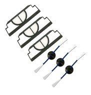 Accessories for irobot roomba 4100 Vacuum Cleaner parts, kit includes 3 pack side brush and filter
