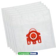 Miele FJM Compatible Canister Vacuum Bags 5 Pack Plus 2 Free Filters Best Value!