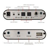 Zepthus 5.1 Audio Gear Digital Sound Decoder Digital to Analog Audio Converter Transfer the Dts/ac-3 Signal and... N2