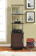 Altra Carson Audio Stand, Cherry/Black N9