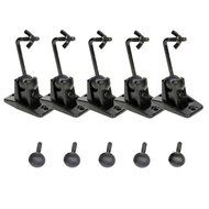 VideoSecu 5 Black Universal Satellite and Audio Speaker Mount Bracket for Wall or Ceiling MS40B5 WM6 N6