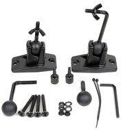 VideoSecu 5 Black Universal Satellite and Audio Speaker Mount Bracket for Wall or Ceiling MS40B5 WM6 N7
