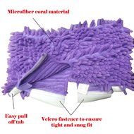 Standard Size (12.5" X 7.5") Steam Mop Replacement Pocket Pads for Erop-pro Shark S3501 S3601 S3901 Se450 (5,... N3