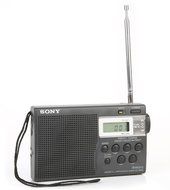 Sony Portable AM/FM Transistor Radio with Built-in Speaker, Headphone Jack, LED Tuning Indicator &amp; Carry Strap... N11