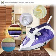 ZZ ES23311-P Advantage Steam Iron Motion-Activated 1400-Watt Auto-Off, Purple N7
