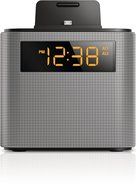 Philips AJT3300/37 Bluetooth Dual Alarm Clock Radio iPhone/Android Speaker Dock Speakerphone Microphone (Black) N3