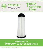 1 Hoover C2401 Washable &amp; Reusable HEPA Cartridge Filter Designed To Fit Hoover C2401 Commercial Shoulder Back...