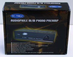 TCC TC-750LC SILVER Professional Moving Magnet Preamp; includes optional PREMIUM HIGH POWER AC Adaptor N3