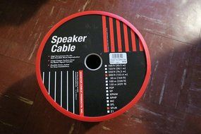 Monster Cable SFLM-500 SuperFlat Mini Navajo White Easy-to-Hide Speaker Cable 16 Gauge 500-Feet Spool (Discontinued... N2