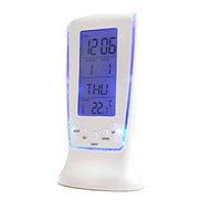 YIYATOO New Digital Backlight LED Display Table Alarm Clock Snooze Thermometer Calendar