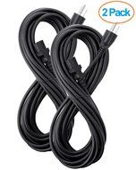 Aurum Cables UL Approved 25 Feet Universal Computer Monitor Power Cord , C13 Power Cable for Monitor, PC, Desktop...