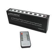 J-Tech Digital &reg; Premium Quality SPDIF TOSLINK Digital Optical Audio 1x3 Splitter (One Input 3 Outputs) N7