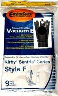 9 F Style Microfiltration Vacuum Bags for Kirby Sentria I &amp; II G10D