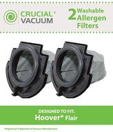 2 Hoover Flair Washable &amp; Reusable Replacement Filters For Hoover Flair Primary Stick Vacuum Cleaner Filter; Fits...