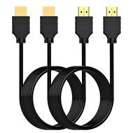 HDMI Cable, Rankie 2-Pack 15FT High-Speed HDMI HDTV Cable - Supports Ethernet, 3D, 4K and Audio Return (Black)...