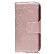 Badalink Galaxy S7 Edge Wallet Case 9 Card Slots Plastic Mirror Hand Strap Stand Feature Embossed PU Leather Flip... N58