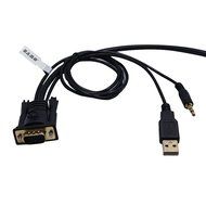 ZAMO VGA to HDMI Converter Adapter for TV, Computer, Projector, with Audio Cable and USB Cable, HD Connector Converter... N5
