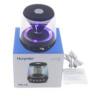Bluetooth Speaker Haynie PN-15 Mini Portable Wireless Bluetooth Speaker with LED lights, DC 5V Input Power, Ultra-low... N18