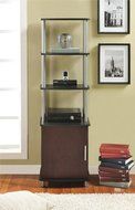 Altra Carson Audio Stand, Cherry/Black N11