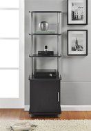 Altra Carson Audio Stand, Cherry/Black N13