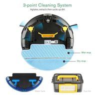 JISIWEI I3 Wi-Fi Enabled Robotic Vacuum Cleaner Self Charging Floor Cleaner with Camera and Mobile App Remote... N6