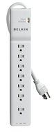 Belkin 7-Outlet Home and Office Power Strip Surge Protector with 6-Foot Power Cord, 2320 Joues (BE107200-06) N3