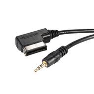 TurnRaise Portable Music Interface AMI MMI AUX Adapter Cable 3.5mm Jack Aux-IN MP3 Cable for Audi A3/A4/A5/A6/... N10