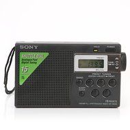 Sony Portable AM/FM Transistor Radio with Built-in Speaker, Headphone Jack, LED Tuning Indicator &amp; Carry Strap... N16