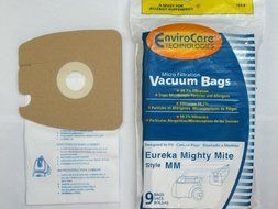 9 micro filtration Vacuum Bags for Eureka MM Mighty Mite 3670 and 3680 Canister