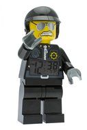 LEGO Kids&#039; 9009952 LEGO Movie Bad Cop Mini-Figure Alarm Clock N19