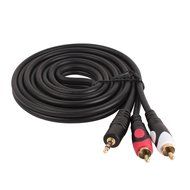 3.5mm Male to 2-Male RCA [Left / Right] Stereo Audio Cable - Step Down Design Adapter Cable for iPhone, iPod,... N5