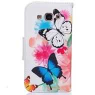 Galaxy J3 Pro Case,Galaxy J3 Pro Cover,ikasus Colorful Painted PU Leather Flip Wallet Pouch Stand Credit Card... N22