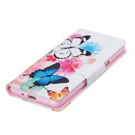 Galaxy J3 Pro Case,Galaxy J3 Pro Cover,ikasus Colorful Painted PU Leather Flip Wallet Pouch Stand Credit Card... N23
