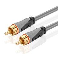 TNP Premium Subwoofer S/PDIF Audio Digital Coaxial RCA Composite Video Cable (25 Feet) - Gold Plated Dual Shielded... N2