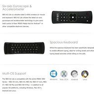 MINIX A2 Lite 2.4GHz Wireless QWERTY Double-sided Keyboard Air Mouse Six-axis Gyroscope for Minix Series PC Laptop... N4