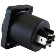 GLS Audio Speaker Jack Twist Lock 4 Pole Square (Rectangle) - Compatible with Neutrik Speakon NL4MP, NL4MPR, NL4FC... N2