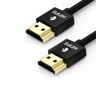 4K HDMI Cable, Kinps 15ft Ultra Slim Cable v1.4 with Ethernet, 24k Gold-plating HDMI Cable with RedMere Technology... N16