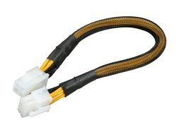 Rosewill 9.5-Inch EPS 8-Pin Male to ATX 4-Pin Female Cable with Cable Sleeve (RCA-RU-9.5-P8M-P4F) N2