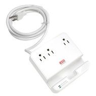 UL LISTED Surge Protector - EZOPower Desktop Charging Station with 3 AC Outlets, 3 USB Charger Ports and Built-in... N7