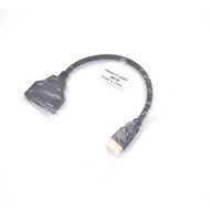 Electop HDMI Male to Dual HDMI Female 1 to 2 Way HDMI Splitter Adapter Cable For HDTV