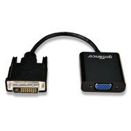 gofanco Pro-series DVI-D to VGA Active Converter - with 3 Feet Micro USB Power Cable for BETTER compatibility... N8
