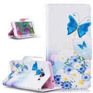 Galaxy J3 Pro Case,Galaxy J3 Pro Cover,ikasus Colorful Painted PU Leather Flip Wallet Pouch Stand Credit Card... N24
