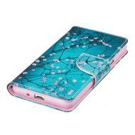 Galaxy J3 Pro Case,Galaxy J3 Pro Cover,ikasus Colorful Painted PU Leather Flip Wallet Pouch Stand Credit Card... N32