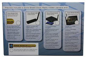 SleuthGear Zone Shield DVR Clock Radio - Surveillance's best hidden camera recording system N3